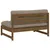 Produktbild 6 för Mittensoffa honungsbrun 120x80 cm massiv furu
