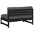 Produktbild 6 för Mittensoffa svart 120x80 cm massiv furu