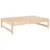 Produktbild 3 för Fotpall för trädgården 120x80 cm massiv furu