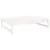 Produktbild 3 för Fotpall för trädgården vit 120x80 cm massiv furu