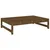 Produktbild 3 för Fotpall för trädgården honungsbrun 120x80 cm massiv furu