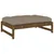 Produktbild 6 för Fotpall för trädgården honungsbrun 120x80 cm massiv furu