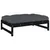 Produktbild 2 för Fotpall för trädgården svart 120x80 cm massiv furu