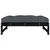 Produktbild 4 för Fotpall för trädgården svart 120x80 cm massiv furu