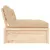 Produktbild 5 för Mittensoffa 120x80 cm massiv furu