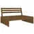 Produktbild 4 för Mittensoffa honungsbrun 120x80 cm massiv furu