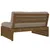 Produktbild 6 för Mittensoffa honungsbrun 120x80 cm massiv furu