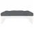 Produktbild 3 för Fotpall för trädgården vit 120x80 cm massiv furu