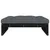 Produktbild 3 för Fotpall för trädgården svart 120x80 cm massiv furu