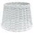 Produktbild 2 för Taklampskärm vit Ø40x26 cm korgmaterial