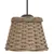 Produktbild 4 för Taklampskärm brun Ø15x12 cm korgmaterial