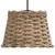 Produktbild 4 för Taklampskärm brun Ø20x15 cm korgmaterial