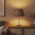 Produktbild 3 för Lampskärm brun Ø50x30 cm korgmaterial