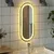 Produktbild 3 för Badrumsspegel LED 60x25 cm oval