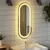 Produktbild 3 för Badrumsspegel LED 70x30 cm oval