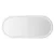 Produktbild 2 för Badrumsspegel LED 80x35 cm oval