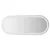 Produktbild 2 för Badrumsspegel LED 90x40 cm oval