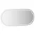 Produktbild 4 för Badrumsspegel LED 100x45 cm oval