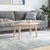 Produktbild 2 för Bordsskiva 60x30x2,5 cm oval massiv furu