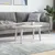 Produktbild 2 för Bordsskiva vit 60x30x2,5 cm oval massiv furu