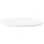 Produktbild 3 för Bordsskiva vit 60x30x2,5 cm oval massiv furu