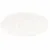 Produktbild 5 för Bordsskiva vit 60x30x2,5 cm oval massiv furu