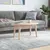 Produktbild 2 för Bordsskiva 70x35x2,5 cm oval massiv furu