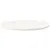 Produktbild 3 för Bordsskiva vit 70x35x2,5 cm oval massiv furu