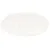 Produktbild 4 för Bordsskiva vit 70x35x2,5 cm oval massiv furu