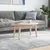 Produktbild 2 för Bordsskiva 80x40x2,5 cm oval massiv furu