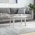 Produktbild 2 för Bordsskiva vit 40x30x2,5 cm oval massiv furu