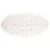 Produktbild 4 för Bordsskiva vit 90x45x2,5 cm oval massiv furu