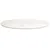 Produktbild 3 för Bordsskiva vit 110x55x2,5 cm oval massiv furu