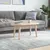 Produktbild 2 för Bordsskiva 60x30x2,5 cm oval massiv furu