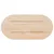 Produktbild 4 för Bordsskiva 60x30x2,5 cm oval massiv furu