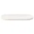 Produktbild 3 för Bordsskiva vit 60x30x2,5 cm oval massiv furu