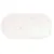 Produktbild 5 för Bordsskiva vit 60x30x2,5 cm oval massiv furu