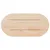 Produktbild 4 för Bordsskiva 70x35x2,5 cm oval massiv furu