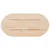 Produktbild 4 för Bordsskiva vit 70x35x2,5 cm oval massiv furu