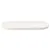 Produktbild 3 för Bordsskiva vit 80x40x2,5 cm oval massiv furu