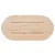 Produktbild 4 för Bordsskiva vit 80x40x2,5 cm oval massiv furu