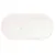 Produktbild 5 för Bordsskiva vit 80x40x2,5 cm oval massiv furu