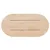 Produktbild 4 för Bordsskiva vit 90x45x2,5 cm oval massiv furu