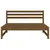 Produktbild 3 för Mittensoffa honungsbrun 120x80 cm massiv furu