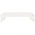 Produktbild 4 för Fotpall för trädgården vit 120x80 cm massiv furu
