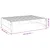 Produktbild 8 för Fotpall för trädgården vit 120x80 cm massiv furu