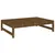 Produktbild 2 för Fotpall för trädgården honungsbrun 120x80 cm massiv furu