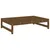 Produktbild 6 för Fotpall för trädgården honungsbrun 120x80 cm massiv furu
