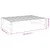 Produktbild 8 för Fotpall för trädgården svart 120x80 cm massiv furu