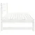 Produktbild 5 för Mittensoffor 2 st vit 120x80 cm massiv furu